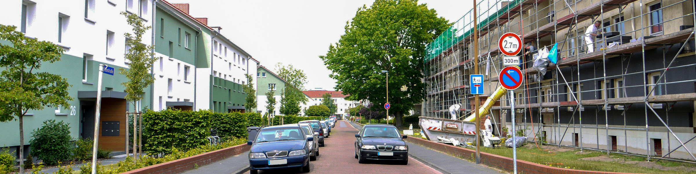 1950er Jahre Siedlung saniert