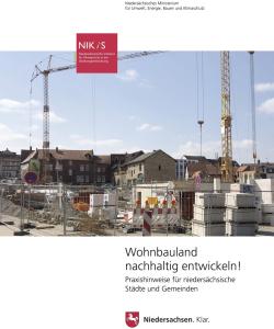 Titelseite Broschüre: Wohnbauland nachhaltig entwickeln
